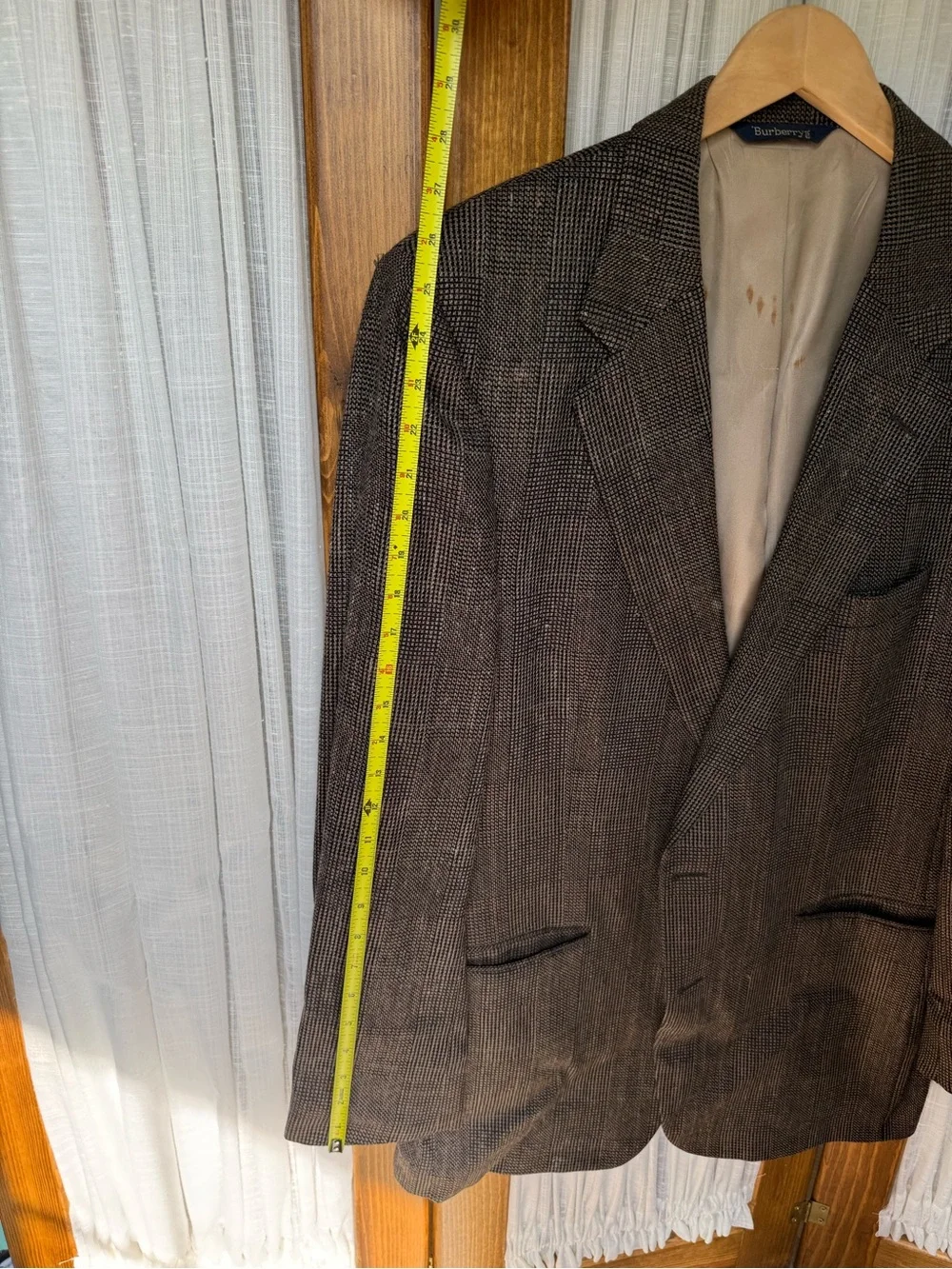 VTG Burberry’s Brown Herringbone Sport Coat